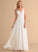 Dress With Ashlee Floor-Length Wedding Chiffon Ruffle A-Line V-neck Wedding Dresses