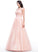 With Jacqueline Beading Neck Sequins Scoop Ball-Gown/Princess Floor-Length Prom Dresses Tulle Lace Appliques