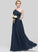 Length A-Line Fabric Ruffle Embellishment Floor-Length Neckline Silhouette One-Shoulder Karlee A-Line/Princess Natural Waist