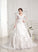 Appliques With V-neck Ball-Gown/Princess Jayden Wedding Dresses Lace Satin Beading Train Dress Wedding Chapel