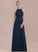 A-Line Floor-Length Length Neckline Embellishment Ruffle Silhouette ScoopNeck Fabric Abigail A-Line/Princess Floor Length