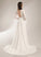 Ruffle Wedding Dresses Dress With Court Wedding Mariah A-Line V-neck Train