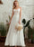 Beading Front With Wedding Dresses A-Line V-neck Floor-Length Split Dress Wedding Jaylah