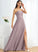 Neckline Fabric Length Silhouette A-Line Embellishment Strapless Floor-Length SplitFront Heidi Natural Waist Sleeveless