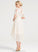 Wedding Dresses Chiffon Valentina Dress With Pleated Scoop A-Line Wedding Neck Asymmetrical