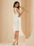 V-neck Wedding Dress Sheath/Column Wedding Dresses Knee-Length Rachael