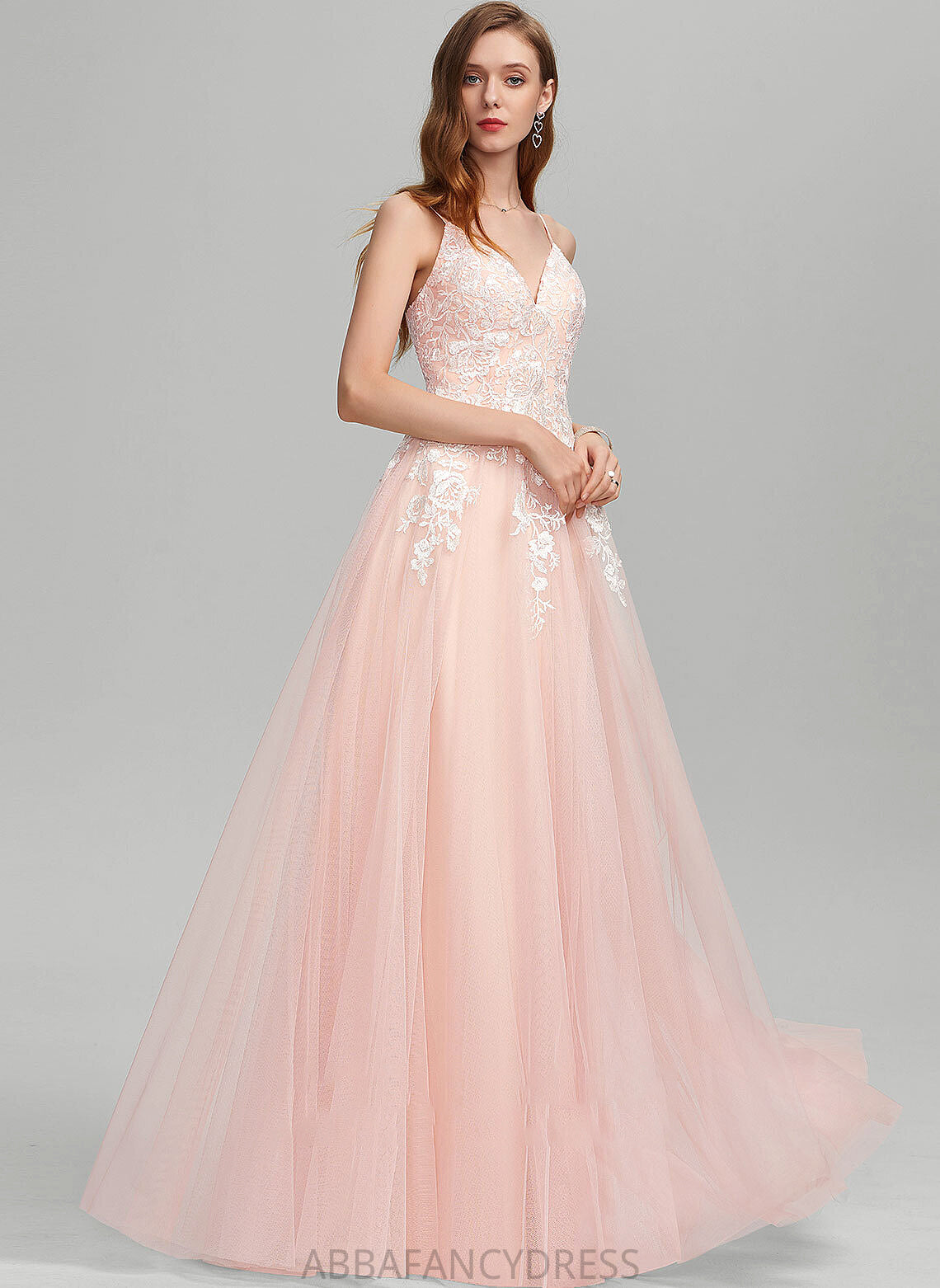 Wedding Sequins Dress Sweetheart Ball-Gown/Princess Tulle Floor-Length Clare Wedding Dresses With
