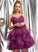 Tulle Short/Mini V-neck Prom Dresses Alexa Ball-Gown/Princess