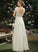V-neck Sequins Beading Wedding A-Line Wedding Dresses With Lace Floor-Length Raegan Dress