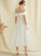 Anna With Pockets Satin A-Line Tea-Length Wedding Dresses Wedding Dress