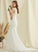 Dress Wedding Trumpet/Mermaid Chiffon V-neck Lace Train Court Wedding Dresses Zariah