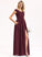 Pockets Chiffon Ruffle Floor-Length Off-the-Shoulder Angelina Prom Dresses Front A-Line Split With