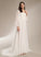 Lainey Split Wedding Chapel A-Line Wedding Dresses Dress Train With V-neck Front