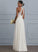 A-Line Dress Emilee Scoop Neck Floor-Length Wedding Tulle Wedding Dresses