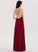 Prom Dresses Floor-Length With Split A-Line Velvet Front Sylvia V-neck