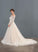 Wedding Dresses Dress Lace Wedding Tulle Train Ball-Gown/Princess Chapel Caitlyn