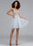 Tulle Beading V-neck Prom Dresses Noelle A-Line Short/Mini With