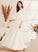 Wedding A-Line Lace V-neck Floor-Length Clara Wedding Dresses Dress With