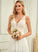 Train Lace Wedding With A-Line Wedding Dresses Sweep Dress Chiffon V-neck Lace Nina