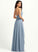 Straps Fabric Length Neckline A-Line Asymmetrical Silhouette V-neck Janiya A-Line/Princess Floor Length Natural Waist