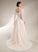 Wedding Dresses Wedding Ball-Gown/Princess Jaelyn Court Dress With Off-the-Shoulder Sequins Train