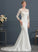Wedding Dress Crepe Wedding Dresses Delaney With Chapel Stretch Lace Train Trumpet/Mermaid Illusion