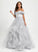 Tulle Prom Dresses Fatima Train Off-the-Shoulder Sweep Ball-Gown/Princess