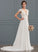 Wedding Kenna V-neck Chiffon Sweep A-Line Wedding Dresses Dress Train Ruffle With