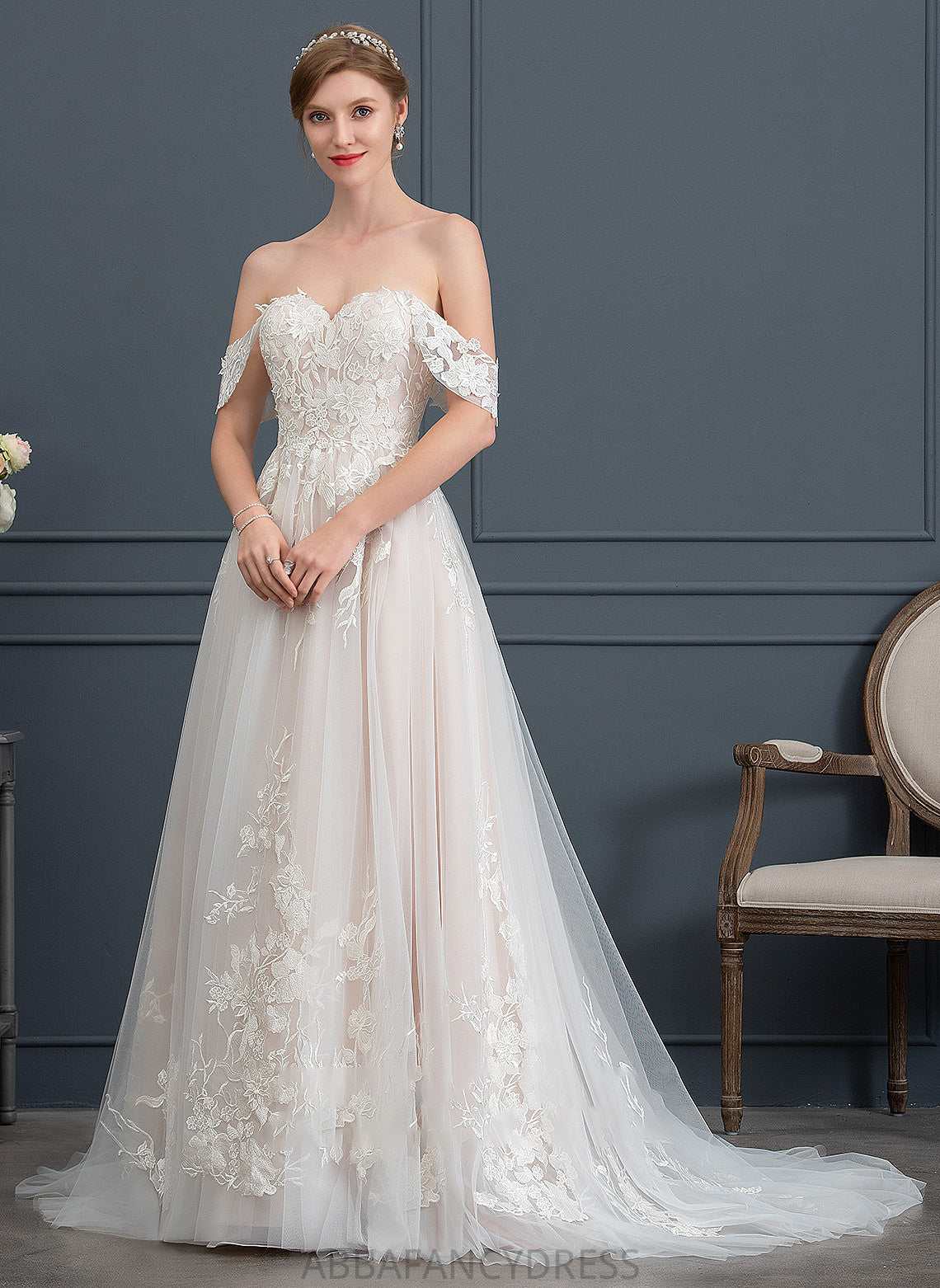 Dress Sweetheart Ball-Gown/Princess Wedding Tulle Wedding Dresses Lindsey Sweep Train