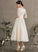 Wedding Anahi Dress Wedding Dresses V-neck Ball-Gown/Princess Tea-Length Tulle