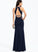 Scoop Neck Prom Dresses Jersey Sheath/Column Sequins Beading Lyric Floor-Length With