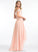 A-Line Prom Dresses Off-the-Shoulder Sequins Asymmetrical Tianna With Chiffon