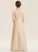 Neck Danika Lace Chiffon Floor-Length Scoop A-Line Junior Bridesmaid Dresses