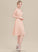 Embellishment Length V-neck Silhouette Knee-Length Ruffle Fabric A-Line Neckline Amy Sleeveless Floor Length