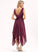 Straps A-Line Fabric Lace V-neck Length Silhouette Neckline Ankle-Length Macey Sleeveless Floor Length
