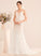 Wedding Dresses Dress Fatima Court Train V-neck With Lace Trumpet/Mermaid Wedding