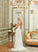 Chiffon Sweep Lace Dress Halter Wedding Dresses Train Wedding Neveah A-Line