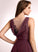 Fabric A-Line Floor-Length Embellishment Length Neckline Lace Silhouette V-neck Rayne Sleeveless Halter