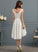 Cara Lace Bow(s) Wedding Asymmetrical With Wedding Dresses A-Line Dress