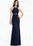 Scoop Neck Prom Dresses Jersey Sheath/Column Sequins Beading Lyric Floor-Length With