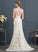 Sweep Scoop Wedding Neck Train Trumpet/Mermaid Lace Erin Wedding Dresses Dress