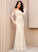 Wedding Dresses Off-the-Shoulder Floor-Length Dress Jazlyn Trumpet/Mermaid Wedding