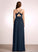 Embellishment Neckline Length Fabric Silhouette Floor-Length V-neck A-Line Lace Chaya Spaghetti Staps Sleeveless