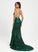 Sweep Prom Dresses Scoop Trumpet/Mermaid Madelynn Sequins Neck With Train Sequined