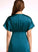 V-neck Satin Length Silhouette Fabric Straps Floor-Length A-Line Neckline Virginia A-Line/Princess Sleeveless