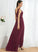 Silhouette Length SplitFront Embellishment Asymmetrical A-Line V-neck Fabric Neckline Brooklyn Sleeveless Natural Waist