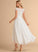 Wedding Dresses Olivia Chiffon Scoop Dress Neck Asymmetrical Wedding A-Line