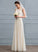 Sequins Dress A-Line Wedding Wedding Dresses Cassandra Beading With Floor-Length Chiffon