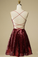 Sheath/Column Sequins Ruffles V-neck Homecoming Dresses Ayanna Sleeveless Floor-Length Dresses