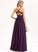 Floor-Length Chiffon Beading Kelsey Sequins A-Line Prom Dresses V-neck Lace With